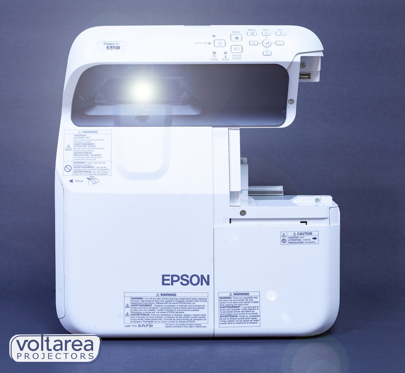 Epson PowerLite 685W Ultra Short-Throw Projector USED