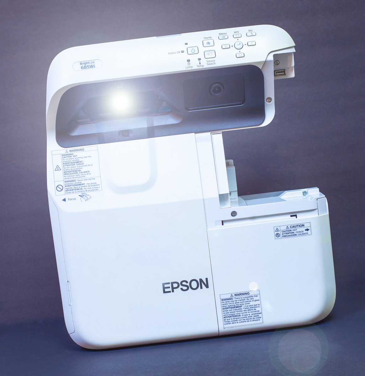 Epson BrightLink 695WI Ultra Short-Throw Projector 720p WIDE HD CINEMA