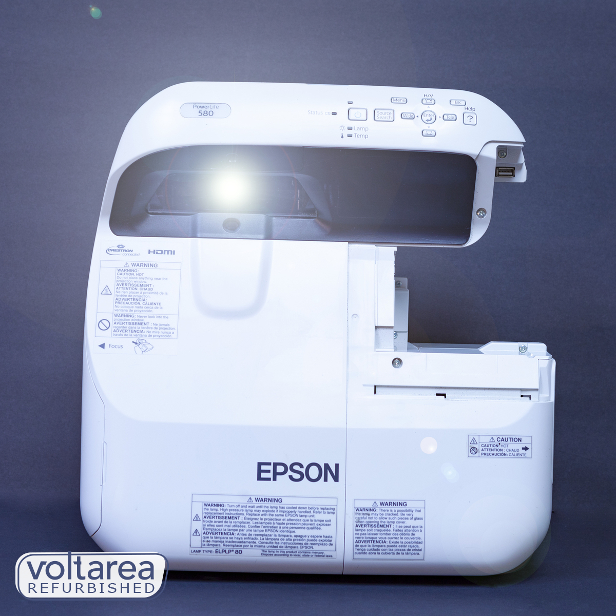 Epson PowerLite 580 Ultra Short-Throw Projector REFURBISHED