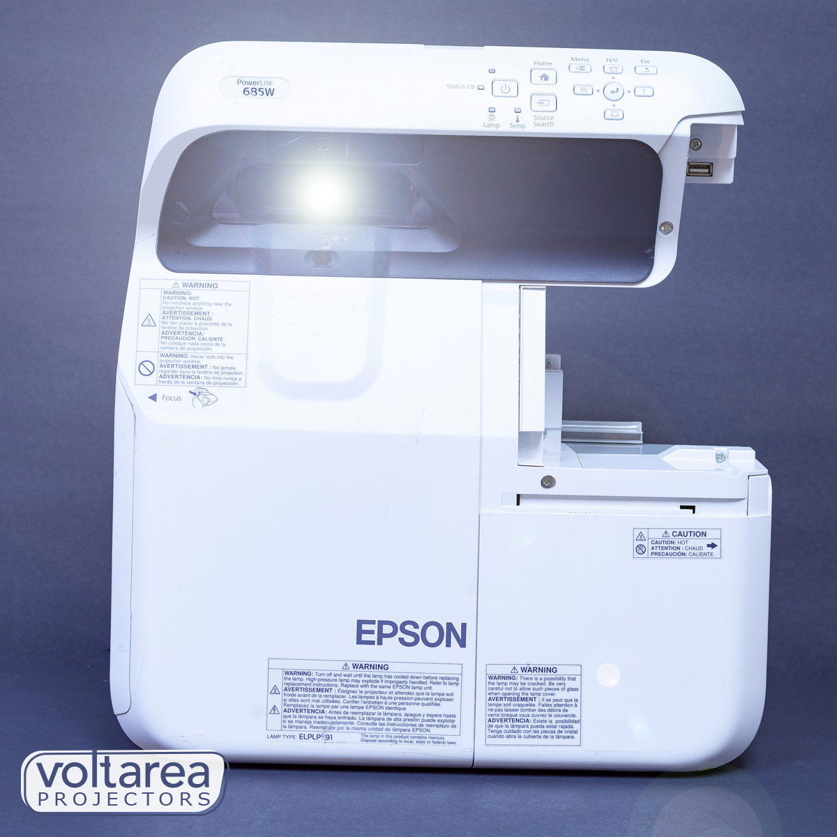 Epson PowerLite 685W Ultra Short-Throw Projector USED
