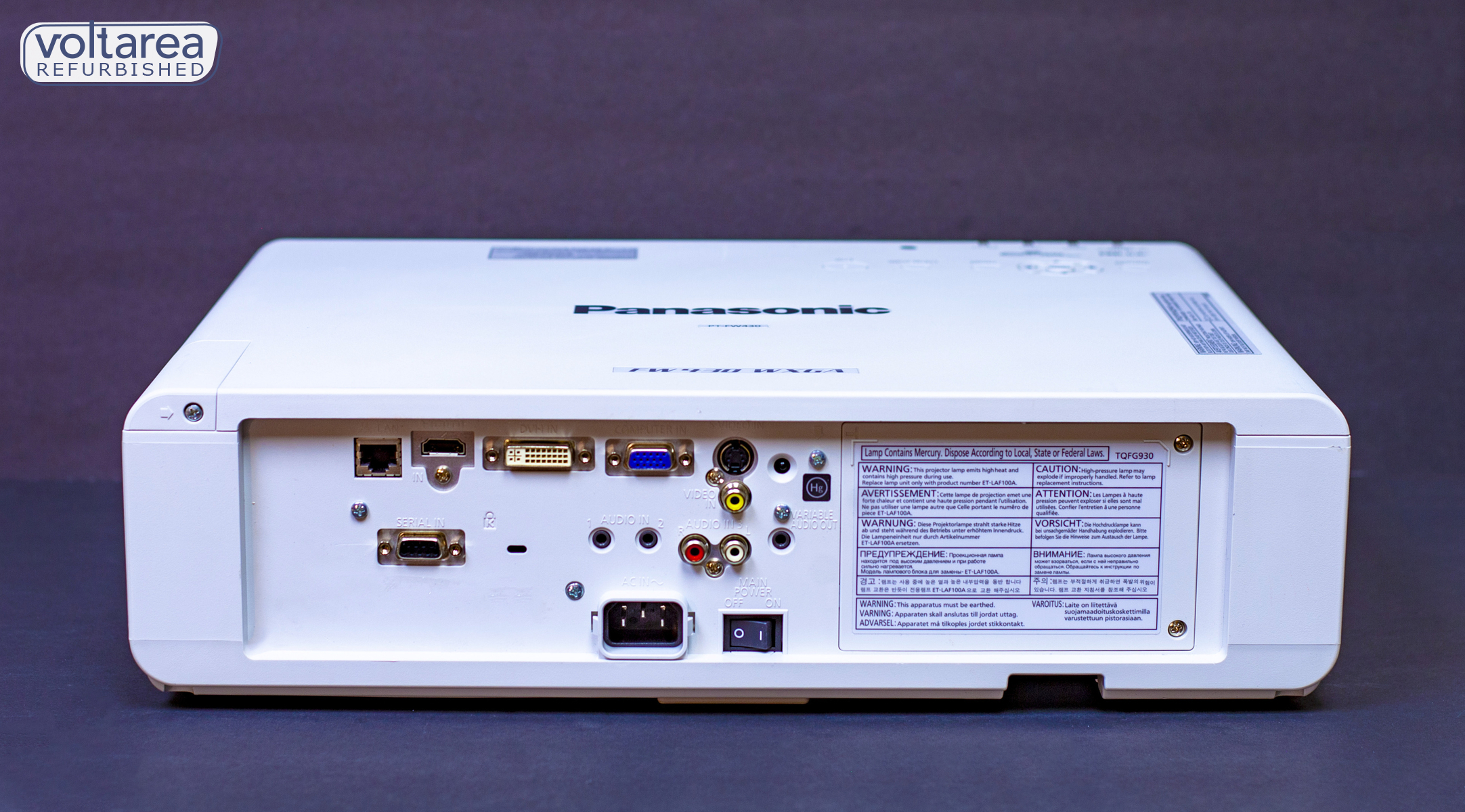 Panasonic PT-FW430U Projector REFURBISHED